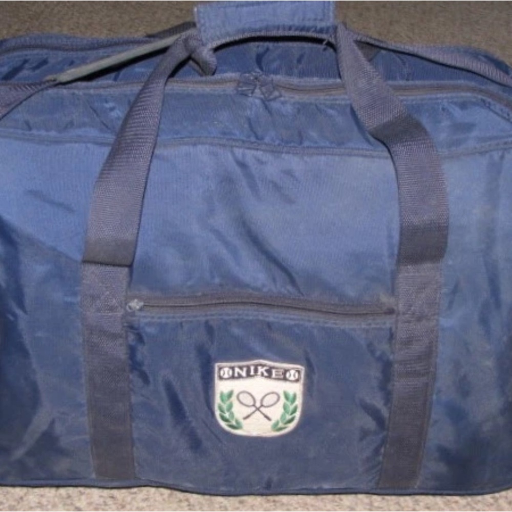 Nike Vintage Navy Duffel Bag for Men